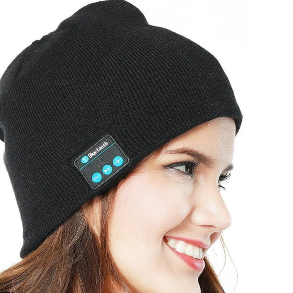 Bluetooth Beanie Hat,Gift for Men Women Winter Wireless Music Hat Knit